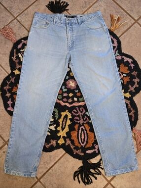 🔥🔥Y2K LOIS Loose Fit Baggy Light Wash Jeans Size 38🔥🔥 Rare LOIS JEANS Baggy